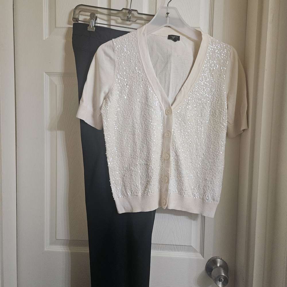 Dalia Collection Black Wide Leg Pants
